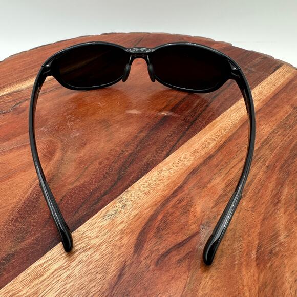 NWOB Maui Jim Polarized Sunglasses Pipiwai Trail Black Gloss Mirror MJ416 02J - Picture 3 of 9